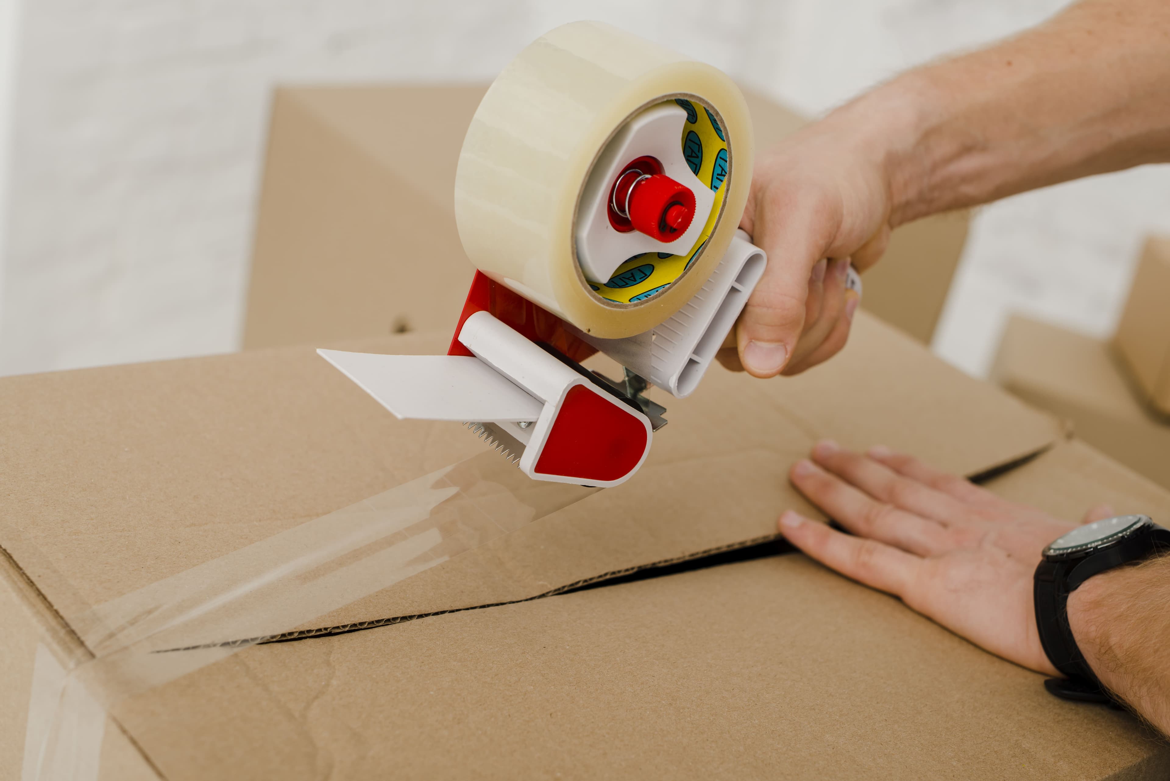 Packing Tape with Dispensers
